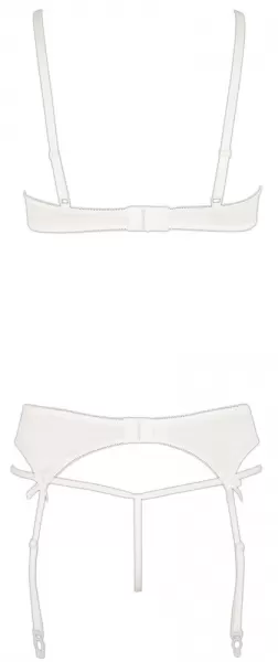 Abierta Fina bh Set White 85C/XL Seksuali liemenėlė &ndash; nuotrauka 15