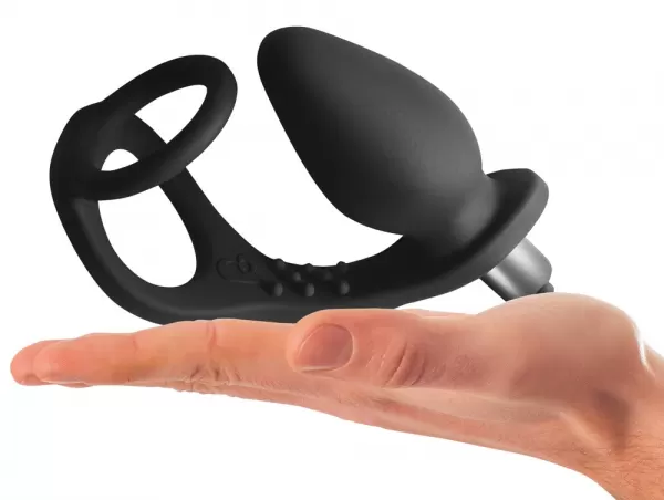 Rocks Off RO-ZEN-Black Vibruojantis analinis dildo &ndash; nuotrauka 4
