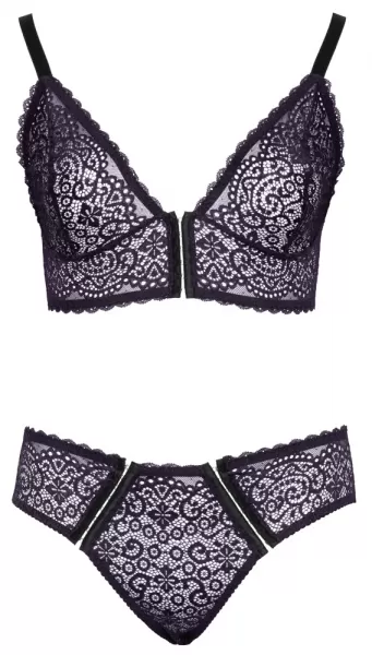 Cottelli curves Bra Set purple 4XL Plius dydžio seksuali apranga &ndash; nuotrauka 9