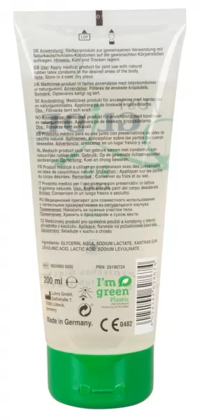 Just Glide Bio Anal 200 ml ekologi&scaron;kas lubrikantas &ndash; nuotrauka 2