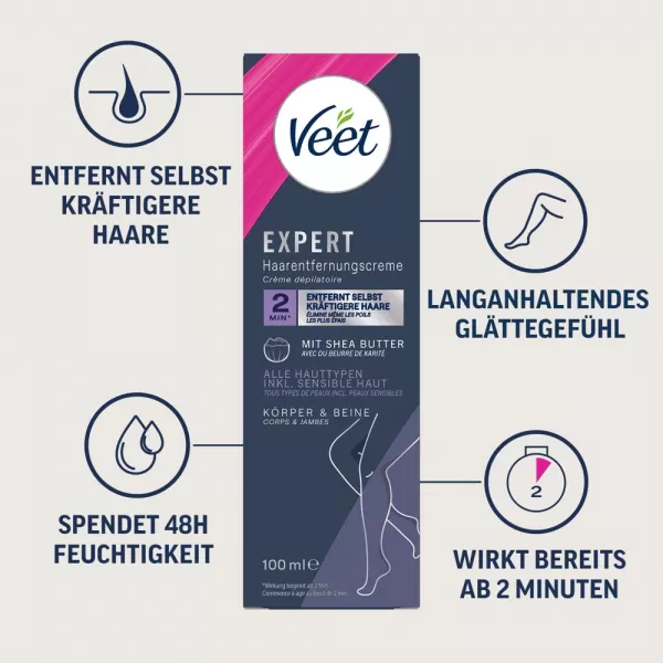 Veet expert Body&Legs 100ml prekė suaugusiems &ndash; nuotrauka 5