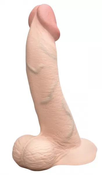 B-Vibe Slipskin Curved Cream Dildo ir falo imitatorius &ndash; nuotrauka 3