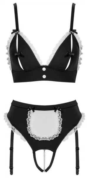 Cottelli costumes Maid Set S Seksuali liemenėlė &ndash; nuotrauka 6