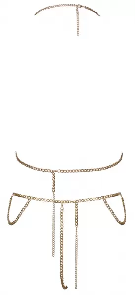 Cottelli accessoires Top Set Chain Gold Seksuali liemenėlė &ndash; nuotrauka 6