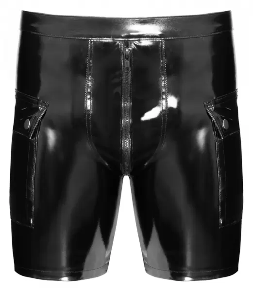 Black Level Men's Vinyl Shorts 3XL vyri&scaron;ka lateksinė apranga &ndash; nuotrauka 6