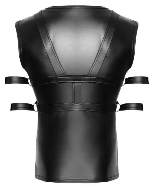 Svenjoyment Bondage Men's Shirt L vyri&scaron;ka lateksinė apranga &ndash; nuotrauka 9
