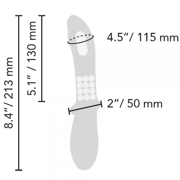 B-Vibe Rimming P-Spot Vibe Vibruojantis analinis dildo &ndash; nuotrauka 9