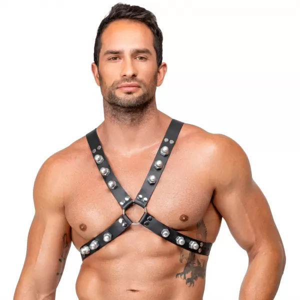 Zado Leather Chest Harness vyri&scaron;ka lateksinė apranga &ndash; nuotrauka 2