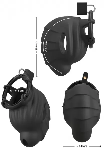 Black velvets Cock & Ball cage bdsm ir feti&scaron;as &ndash; nuotrauka 10