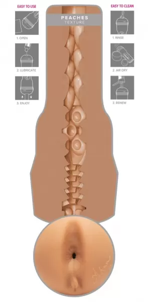 Fleshlight Autumn Falls Peaches vaginalinis masturbatorius &ndash; nuotrauka 5