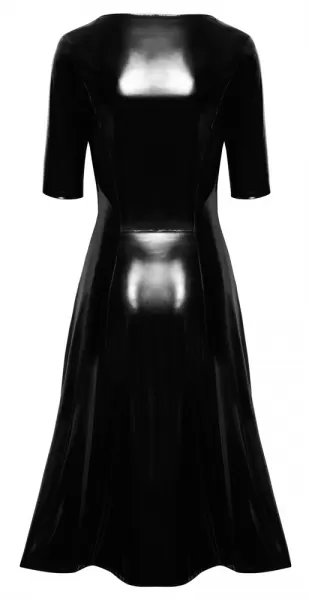 Black Level Vinyl Coat Dress M Seksuali lateksinė apranga &ndash; nuotrauka 9