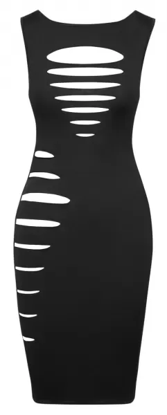 Cottelli party Dress cuts bw xl Seksuali suknelė &ndash; nuotrauka 6