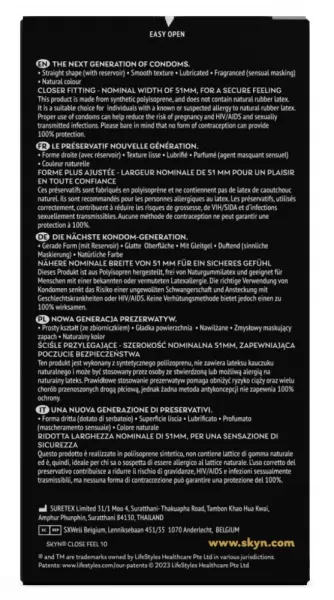 Skyn Close Feel pack of 10 Prezervatyvai &ndash; nuotrauka 4