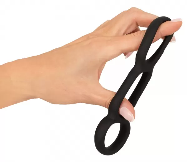 Erecto Triple Cock Ring Penio žiedas - užveržėjas &ndash; nuotrauka 6