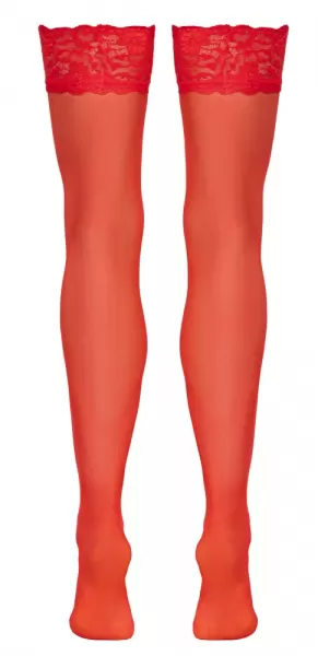 Cottelli legwear Stockings red xl Prisegamos kojinės &ndash; nuotrauka 8