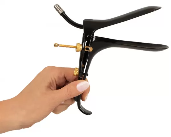Fetish Collection Speculum w Air&Liquid Tube Gol bdsm ir feti&scaron;as &ndash; nuotrauka 8