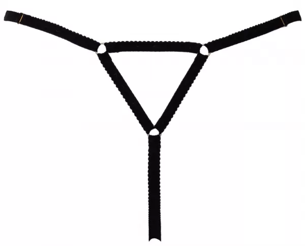 Cottelli lingerie String Flowers S-L kelnaitės, stringai &ndash; nuotrauka 6