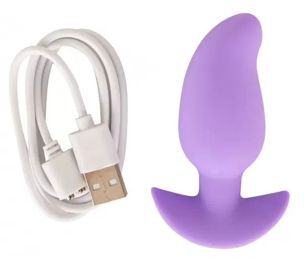 Cuties Vibrating Plug Purple Analinis kai&scaron;tis &ndash; nuotrauka 10