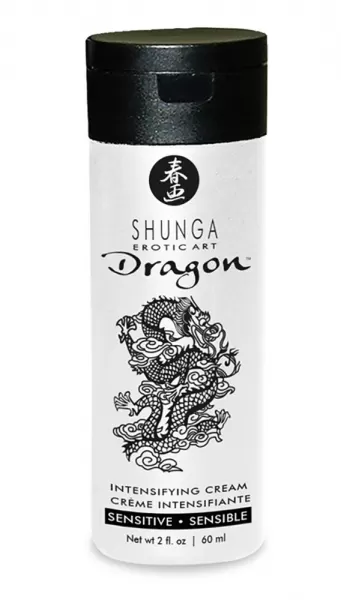 Shunga Dragon SensitiveCream60 stimuliuojantis gelis &ndash; nuotrauka 2