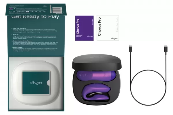 We-Vibe Chorus Pro Cosmic Purp vibratorius poroms &ndash; nuotrauka 16