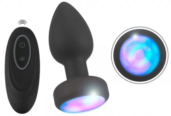 Anos rc Flashing Butt Plug Analinis kai&scaron;tis &ndash; nuotrauka 2