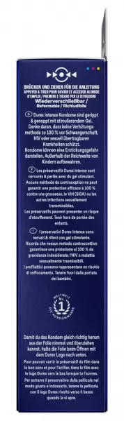 Durex Intense Orgasmic x 10 Stimuliuojantys prezervatyvai &ndash; nuotrauka 9