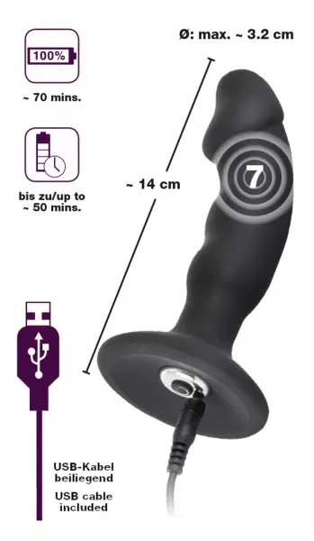 You2Toys rechargeables Black Velvets Rechargeable Plu Analinis kai&scaron;tis &ndash; nuotrauka 7
