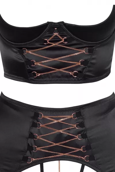 Abierta Fina Shelf Bra Set 85C/XL Seksuali liemenėlė &ndash; nuotrauka 5