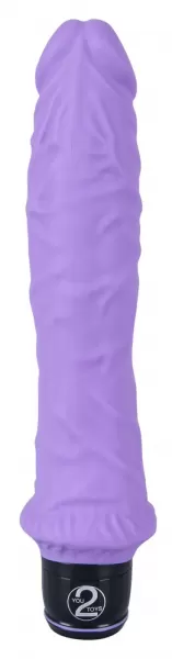 Vibra Lotus Classic Silicone Vibe purple tikrovi&scaron;kas vibratorius &ndash; nuotrauka 4