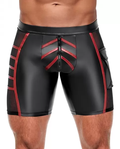Nek Men's Shorts Black/Red 2XL vyri&scaron;ki stringai &ndash; nuotrauka 2