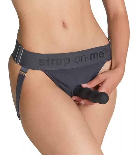 Strap-On-Me Harness Lingerie One Size Grey Strap-on dildo &ndash; nuotrauka 3
