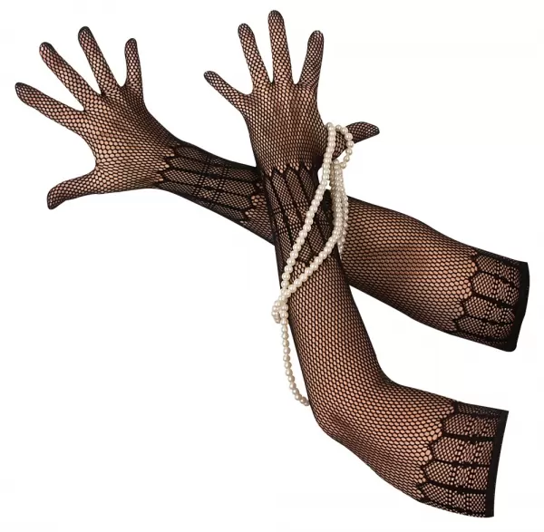 Cottelli accessoires Net Gloves S-L seksualios pir&scaron;tinės &ndash; nuotrauka 6