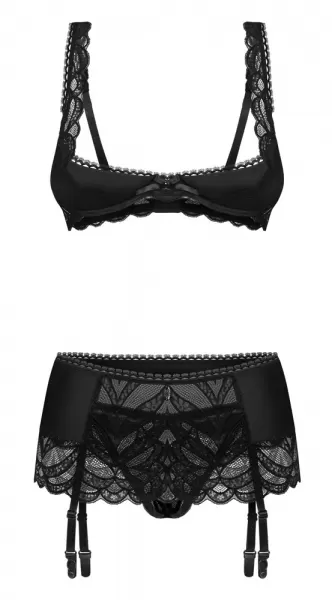 Obsessive obs Shelf Bra Set L/XL Seksuali liemenėlė &ndash; nuotrauka 5