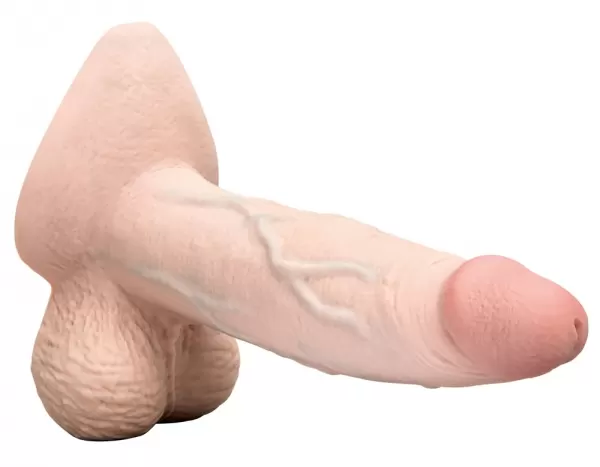 B-Vibe Slipskin 7" Girthy Crea Dildo ir falo imitatorius &ndash; nuotrauka 5