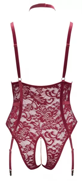 Cottelli curves Crotchless Body red 3XL glaustinukė &ndash; nuotrauka 8