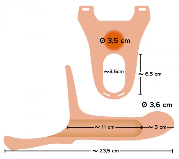 You2Toys Silicone Strap-on +5cm medium Strap-on dildo &ndash; nuotrauka 7