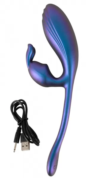 Sweet Smile Smile Metallic Flexible Double Vibruojantis kiau&scaron;inėlis &ndash; nuotrauka 13