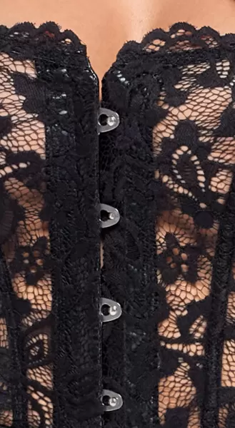 Noir Corset Dress M Seksuali suknelė &ndash; nuotrauka 4