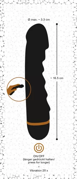 You2Toys Bendy Ripple Vibrator grublėtas vibratorius &ndash; nuotrauka 7