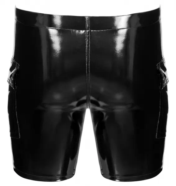 Black Level Men's Vinyl Shorts L vyri&scaron;ka lateksinė apranga &ndash; nuotrauka 7