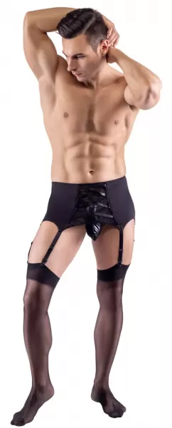 Svenjoyment Men's Suspender Belt 2XL Seksualus aksesuaras vyrams &ndash; nuotrauka 4