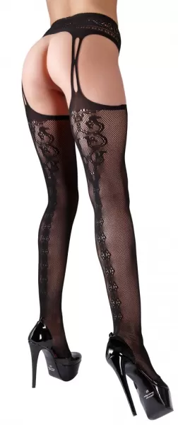 Cottelli legwear Susp. Straps + Stockings L/XL Prisegamos kojinės &ndash; nuotrauka 7