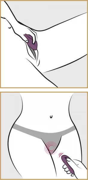 Sweet Smile rc Panty Vibrator klitorinis vibratorius &ndash; nuotrauka 9