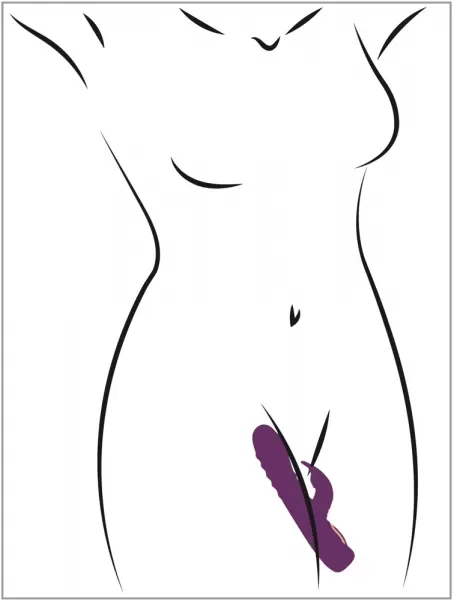 Javida 2 F. Rabbit Vibe Thrusting Vib vibratorius ki&scaron;kutis &ndash; nuotrauka 13