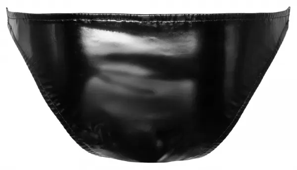 Black Level Vinyl Thong Men 2XL vyri&scaron;ka lateksinė apranga &ndash; nuotrauka 7