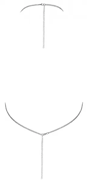 Cottelli accessoires Top Metal Silver Teminis kostiumas &ndash; nuotrauka 7