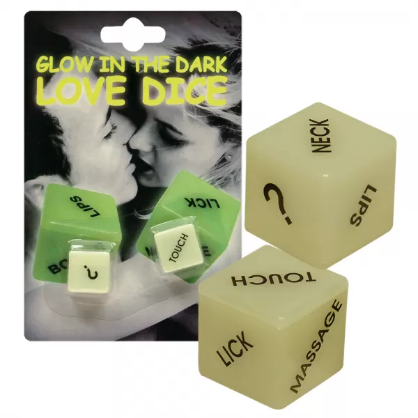 Dice "Glow-in-the-dark" Engl. Erotinis stalo žaidimas &ndash; nuotrauka 4