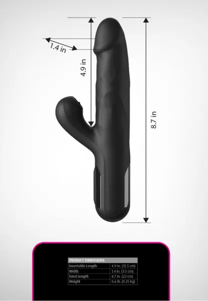 Fetish Fantasy Series ffs Sonix Silicone Thruster Bl vibratorius ki&scaron;kutis &ndash; nuotrauka 7