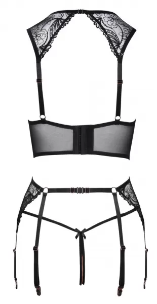 Abierta Fina Embroidered Set L Seksuali liemenėlė &ndash; nuotrauka 10