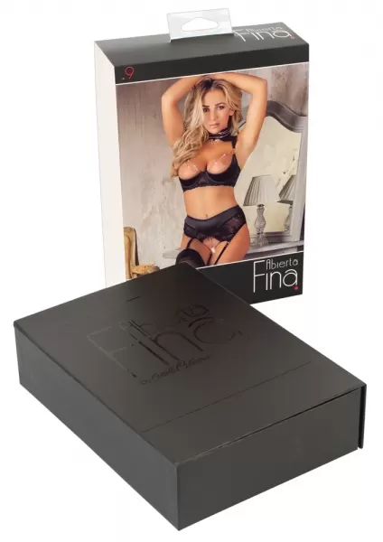 Abierta Fina Shelf Bra Set 85C/XL Seksuali liemenėlė &ndash; nuotrauka 12